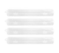 Healeved 4Pcs Paint Brush Storage Box Pen Case Set Practical Pen Holders for Art Supplies Storage and Organization