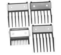 Healeved 4Pcs Professional Clipper Guards Durable Cutting Guides with Buckle for Precise Control Convenient Hair Trimmer Attachments for Various Hairdressing