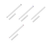Healeved 4pcs Professional Skin Marking Pens for Eyebrow Tattooing Accurate Markers White Black Purple Red for Beauty Practitioners and Artists
