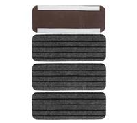 Healeved 4pcs RV Step Covers Non-Slip Self-Adhesive Stair Mats for Camper Trailers Wide Trailer Step Rugs Anti-Slip Sturdy Travel Outdoor Accessories