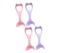 Healeved 4pcs Silicone Eyeliner Stencils for Women Easy Use Mascara Drawing Tools Reusable Eye Makeup Aid for Lash Line and Eyeshadow Application