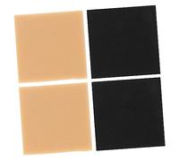Healeved 4pcs Square Rubber Heel Tips Replacement for High Heel Shoes and Easy Operation