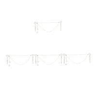 Healeved 4pcs Tassel Hair Stick Double Chain Hairpin Traditional Chinese Hair Fork for Women for Weddings Parties Everyday Use