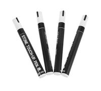 Healeved 4pcs Tombstone Paint Markers, Black Color Marker Waterproof & Quick Drying for Repairing Gravestones Ceramics Stones and Crafts
