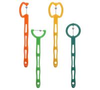 Healeved 4pcs Tongue Tip Lateralization Trainer Oral Muscle Exercise Tools for Speech Therapy Speech Accuracy Improvement and Tongue Flexibility Enhancement