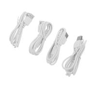 Healeved 4pcs Water Flosser Charging Cable Replacement USB Cord Portable Charger Cord for Home Travel Compact Lightweight Steady Power Supply Compatible with Oral Irrigator