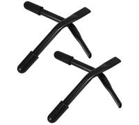 Healeved 4pcs Wheelchair Brake Extension Bar Heavy Duty Brake Handle Attachments for Disabled Transport Wheelchair Elderly Outdoor Use