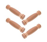 Healeved 4pcs Wooden Massage Roller Portable Handheld Multi-Functional Fitness Muscle Relaxation Tool for Full Body Foot and Neck Care