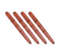 Healeved 4pcs Wooden Massage Sticks for Foot Pressure Point Therapy Handheld Massager Tools Made from Wood for Reflexology and Trigger Point Relief