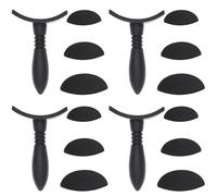 Healeved 4sets Eyeshadow Stamp Eye Makeup Applicator for Eye Shadow Application and Safe Material for Beginners and Everyday Use
