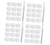Healeved 4sets Nail Art Sponges for Fade Techniques Professional Nail Soft Sponges Clamp Tool for Manicure Designs for Beginners and Artists