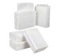 Healeved 5 Bags White Paper Hand Towels for Kitchen and Bathroom, Multi-use and Gentle the Skin, Absorbent Paper Towels Suitable for Home and Commercial Use