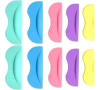 Healeved 5 Pairs Eyelash Lift Tool Silicone Eyelash Perming Pads Comfortable to Touch Fit Most Eye Shapes Light in Weight for Salons and Beauty Shops