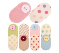 Healeved 5 pairs Kawaii Children’s Alligator Hair Clips Lovely Side Pins Non-Slip Grips for Girls Fine Hair Dot Barrettes for Toddler Parties