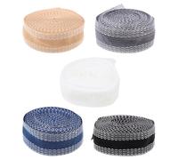 Healeved 5 Rolls Hemming Tape for Pants, Polyester Tape, Self-adhesive, Easy to Use, Easy to Wash, Diy, for Clothes and Jeans