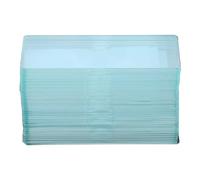 Healeved 50 Pcs Microscope Slides with Single Concave, Glass Lab Slides for Aquatic Specimens, Smooth Surface, Safe and Easy to Use for Laboratory Observing