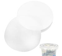 Healeved 500 Sheets of Leak Proof Paper Films for Coffee Cup Sealing, Disposable Beverage Sealing Paper, Hot Cold Drinks Spill Cover Pads, 13cm Diameter