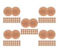Healeved 500pcs Breathable Fabric Large Round Care Plasters for Knuckle and Fingertip Protection Comfortable Adhesive for First Aid and Skin Healing