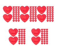 Healeved 500pcs Heart Shaped Bandages Bulk Pack Breathable Wound Care Patches for Skin Protection and Healing