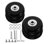 Healeved 50Mm Universal Luggage Replacement Wheels with Metal Bearings, 4pcs Suitcase Swivel Caster Wheel Repair Kit for Travel Suitcases