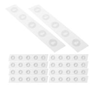 Healeved 50pcs Blank NFC Chip Stickers, Programmable Rewritable Tags, Adhesive Labels for DIY Music Automation, Custom Tap-to-Run Phone Actions and Everyday Tasks