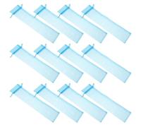 Healeved 50pcs Blue Mesh Drawstring Gift Bags for Candy and Presents, Portable Organza Pouches with Versatile Usage, for Weddings and Festivals, Easy to Carry Small Storage Bags
