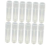 Healeved 50pcs DIY Refillable Lipstick Tubes Lotion Containers Portable Travel Storage Bottles for Homemade Lip Balm Cosmetics Easy to Carry