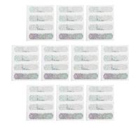 Healeved 50pcs Funny Protective Waterproof Glitter Wraps and Adults, Soft PVC Patches with Colorful Glitter Effect, Stay in Place for Sports and Tattoo Aftercare