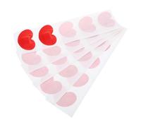 Healeved 50pcs Heart-Shaped Adhesive Wound Patches Red Pe Material Breathable and Anti-wear Portable First Aid Bandages Easy to Tear for Small Care and Wound Healing