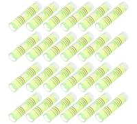 Healeved 50pcs Mini Spirit Level Bubble Tool for Craftsmen Plastic Body and Surface Tilt Detection, for Motor Homes and Caravans Balancing, Portable and Sturdy Horizontal Ruler