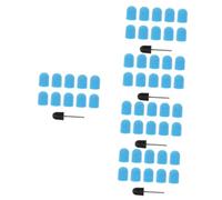 Healeved 50pcs Nail Sanding Caps Set with Grit Polishing for Manicure Reusable Callus Remover Tool for Smooth Gel Nails Abrasion-resistant Design