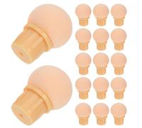 Healeved 50pcs Nail Sponges for Polish with Soft Sponge Tips Compact Plastic Precise Color Blending for Acrylic and Natural Nails for Beauty and Quick Touchups