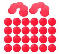 Healeved 50pcs Red Gel Filter Sheets for LED Lights and Lamps, Self-adhesive Pet Film with Colour Correction and Resist Fading Features, for Ambient Mood Lighting in Living Rooms