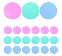 Healeved 50pcs Red Photo Gel Filters Lighting Filter Sheets Made of Sturdy Pet Thin Film with Simple Installation for Stage Lighting and Content Creation