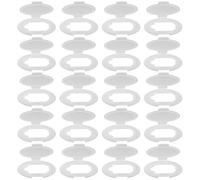 Healeved 50pcs Wet Tissue Box Cover Flip Lid Replacement Lids for Wipe Containers Plastic Easy-access Design Precision Fit Travel Newborn Wipes Dispenser