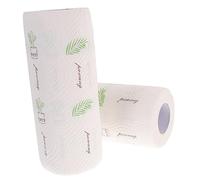 Healeved 55 Sheets Kitchen Oil Absorbent Wipes Set 2 Rolls Wood Pulp for Kitchen Supplies