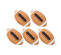 Healeved 5pcs American Football Style Hair Clips for Women with Versatile Plastic and Metal Material Colourfast Finish Football Accessories for Game Day