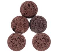 Healeved 5pcs Aquarium Lava Rocks Natural Brown Lava Stone for Fish Tank Wastewater Filtration High Efficiency and Versatile Use Suitable for Artificial Wetland Landscaping