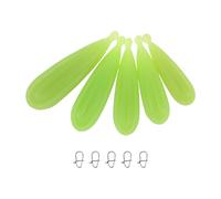 Healeved 5pcs Bass Fishing Casting Trainers Soft Plastic Casting Trainer Fishing Practice Lightweight Pvc Realistic Design for Anglers Train at Location