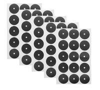 Healeved 5Pcs Black Pool Table Marker Spots Snooker Position Stickers Billiard Marking Patches for Precise Practice and Repair on American-Style Cloth