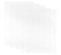 Healeved 5pcs Clear FEP Release Film: 3D Printing Consumables 140mm x 200mm x 0.15mm High Transparency Plastic Tracing Paper for Screen Printing