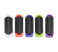 Healeved 5Pcs Foldable Hair Comb with Mirror, Anti-Static PP Compact Design, Travel Pocket Styling Tool for Hair and Moustaches, Suitable for Outdoor Use
