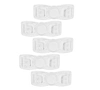 Healeved 5pcs Goggle Strap Clip Swim Goggle Bungee Straps Replacement Wear-resistant Plastic Secure Fit Design Corrosionproof Plastic for Youth Adults Everyday Use