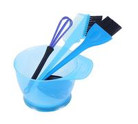 Healeved 5Pcs Hair Dye Tool Kit Mixing Bowl Brushes and Ear Caps Complete Hair Coloring Set for Salon and Home Use