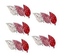 Healeved 5pcs Hair Styling Clip Hair Clip Leaf Shape for Women Girl Headdress Wedding Party