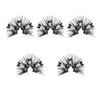 Healeved 5pcs Halloween Butterfly Headband Gothic Headpiece Women Day Dead Fascinator