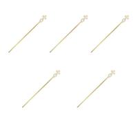 Healeved 5pcs Halloween Cross Scepter Cane Prop for Cosplay Gold Wizard Costume Accessory for Themed Parties and Performances Safe and Lightweight Design for Unforgettable Celebrations
