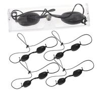 Healeved 5pcs Infrared Light Eye Patch Cover Black Laser Protection Eye Protector for Skin Care Facial Treatment