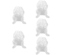 Healeved 5pcs Judge Wig for Halloween Party Wig Long for Men Cosplay Performance