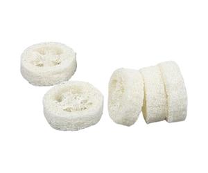 Healeved 5pcs Loofah Pad Soap Holder Natural Loofah Sponge Beige Simple and Natural Shape Delicate Strong Water Absorbing Soap Making and Creative Decoration for Your Bathroom